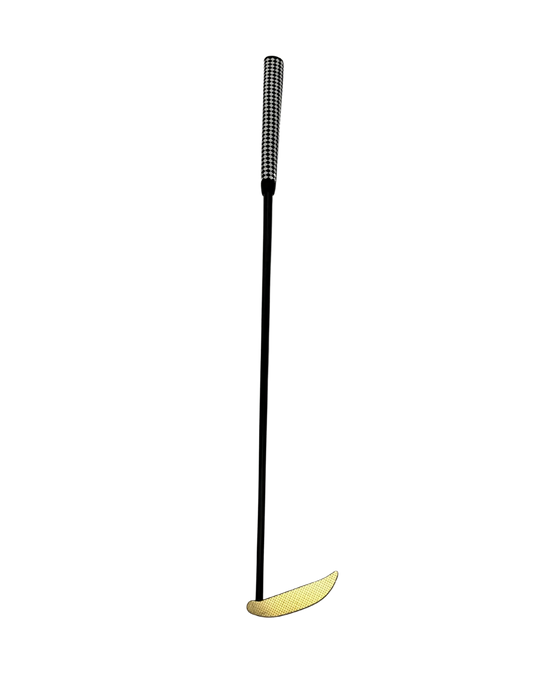 The Scythe - Harlequin Grip, Black Shaft & Brass Head
