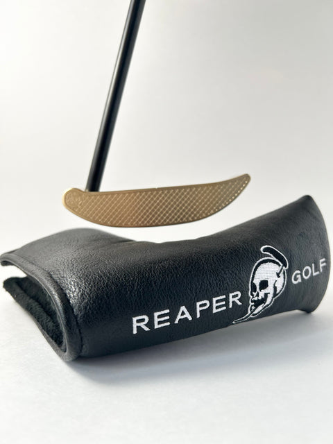 Black Vegan Leather Putter Cover